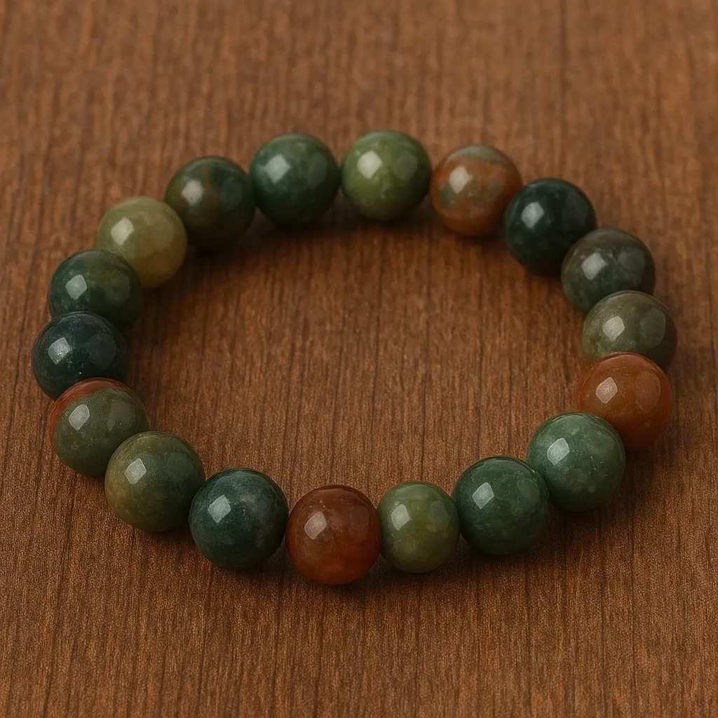 Indian Agate Bracelet 8mm AAA+
