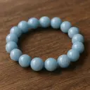 Blue Angelite Bracelet 8mm AAA+