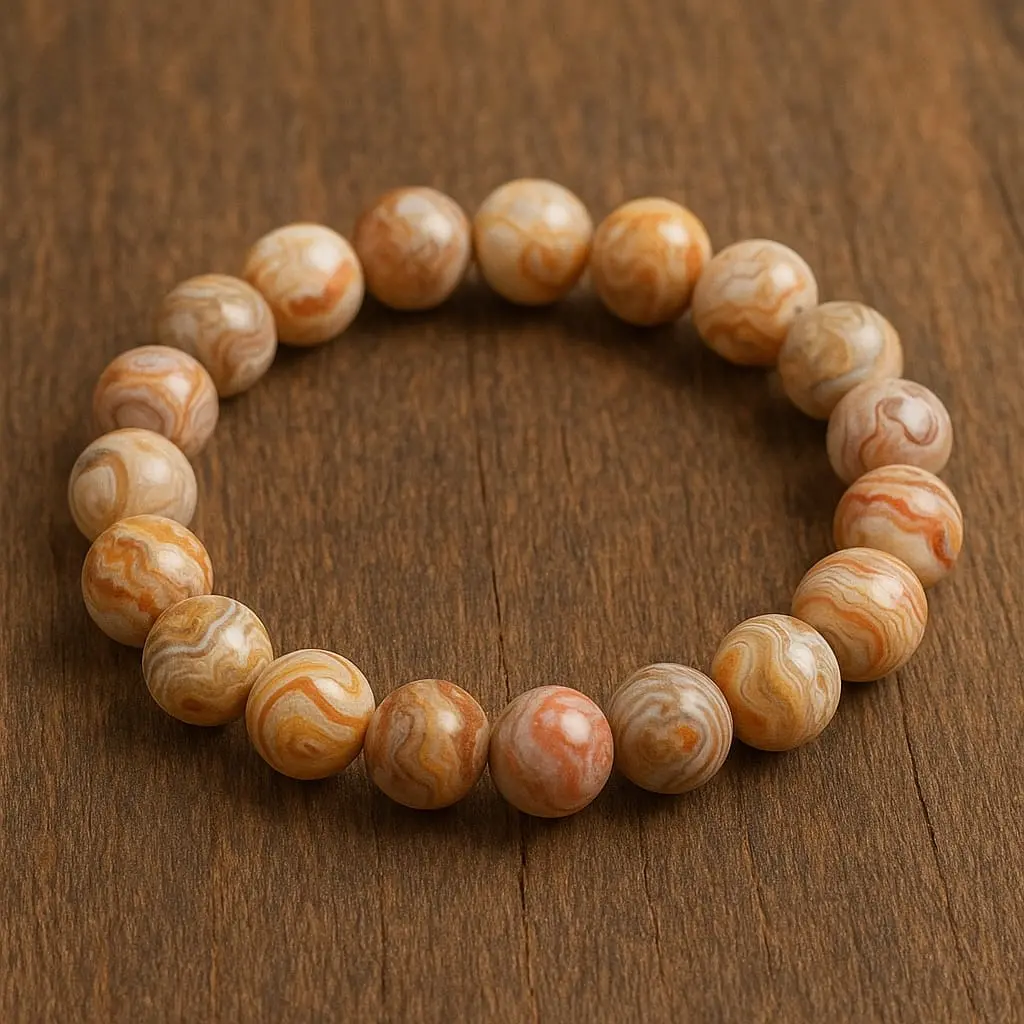 Crazy Lace Agate Bracelet 8mm AAA+