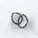 Snowflake Obsidian Bracelet 8mm AAA+