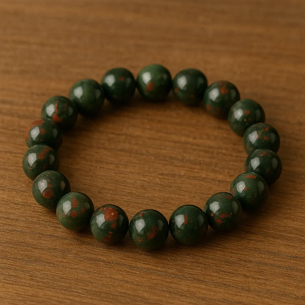 African Blood stone Bracelet 8mm AAA+