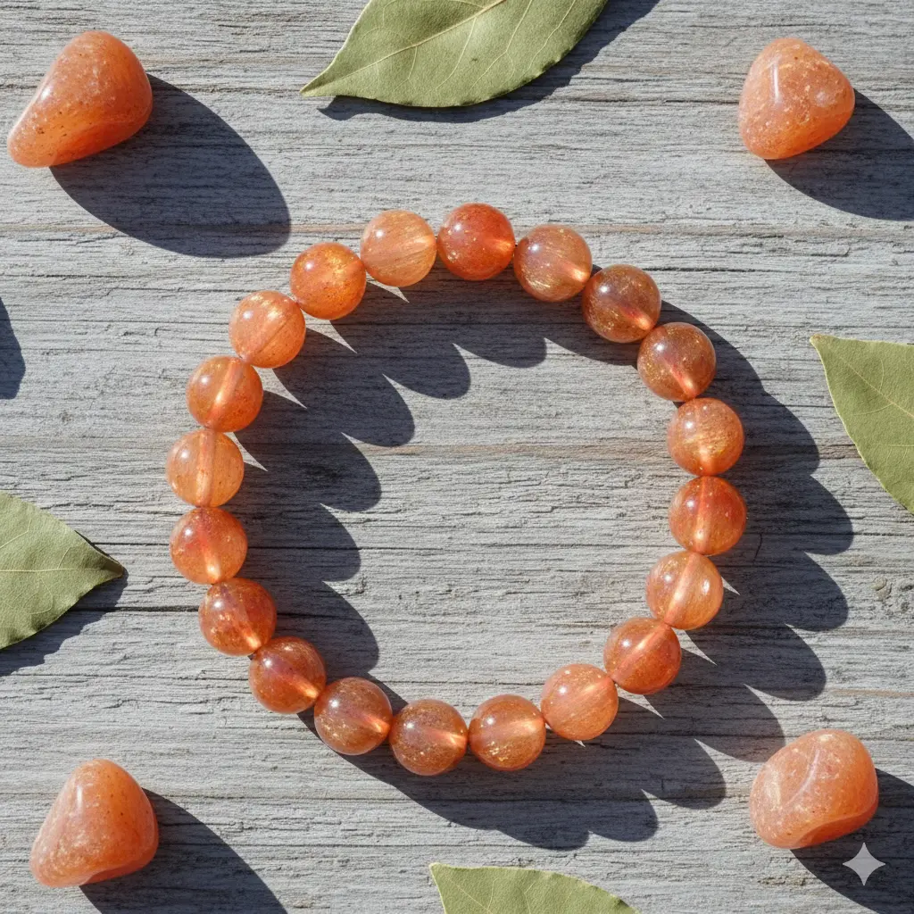 HQ Sunstone Bracelet 8mm AAA+