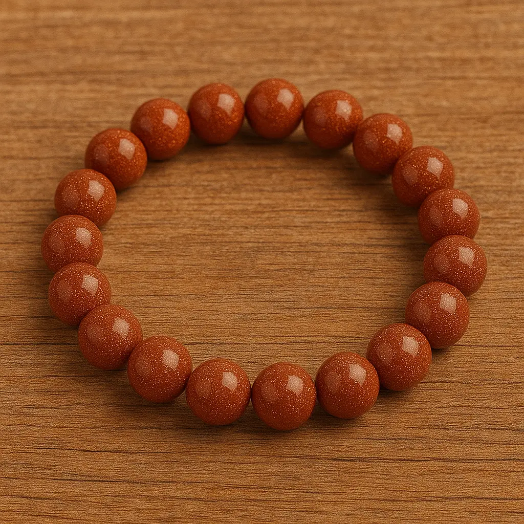 Goldstone Crystal Bracelet 8mm AAA+