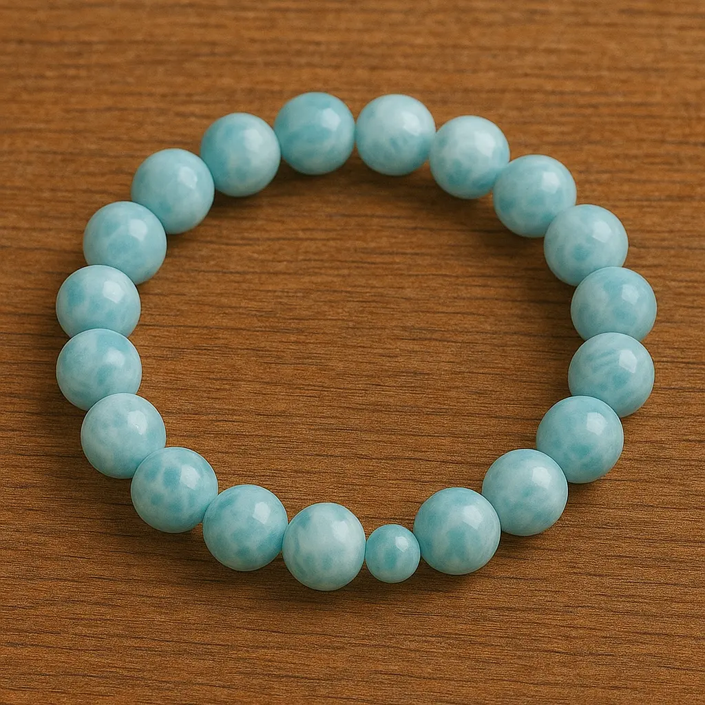 Larimar Bracelet 8mm AAA+