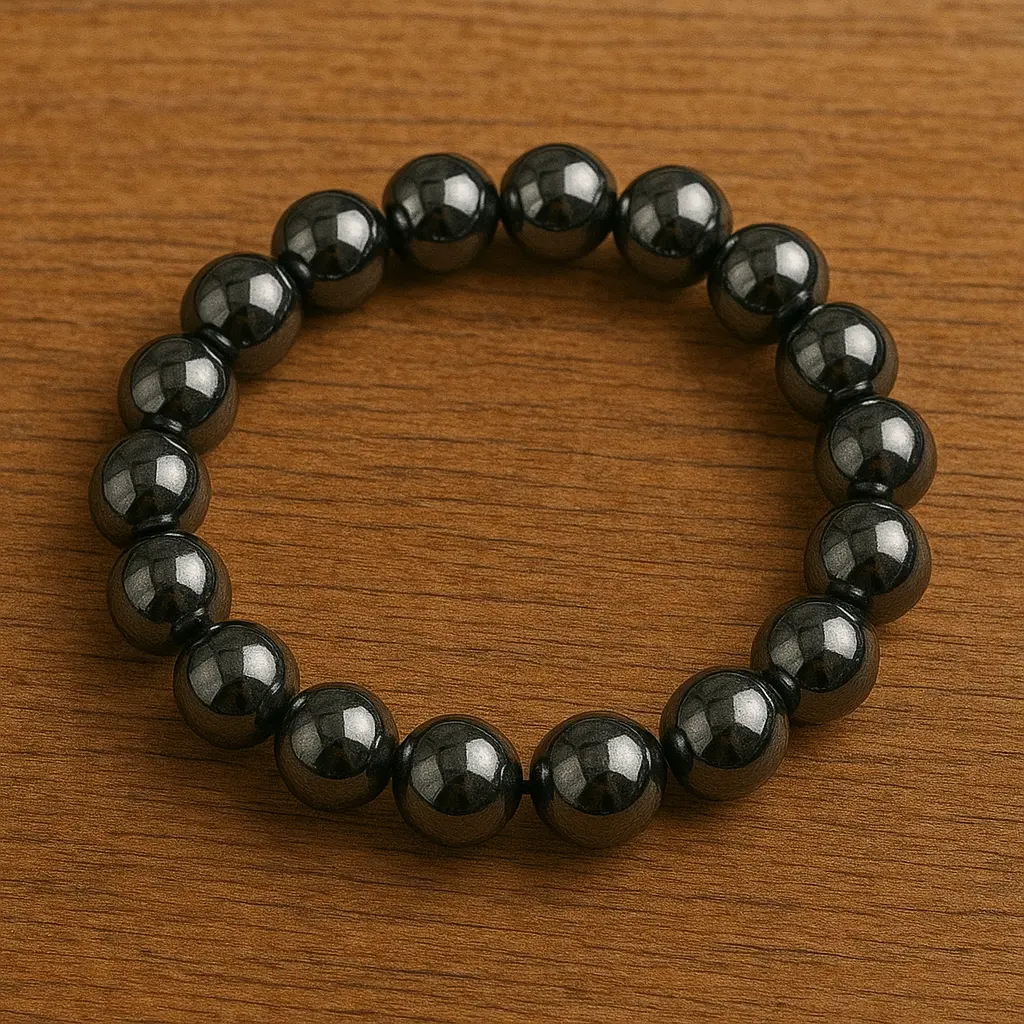 Hematite Crystal Bracelet 8mm AAA+