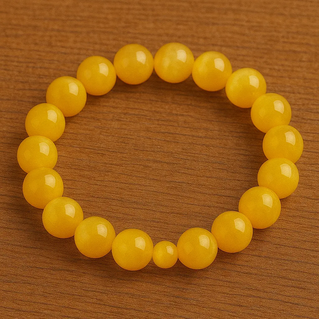 Yellow Cat Eye Bracelet 8mm AAA+