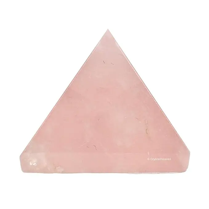 Rose Quartz Crystal Pyramid