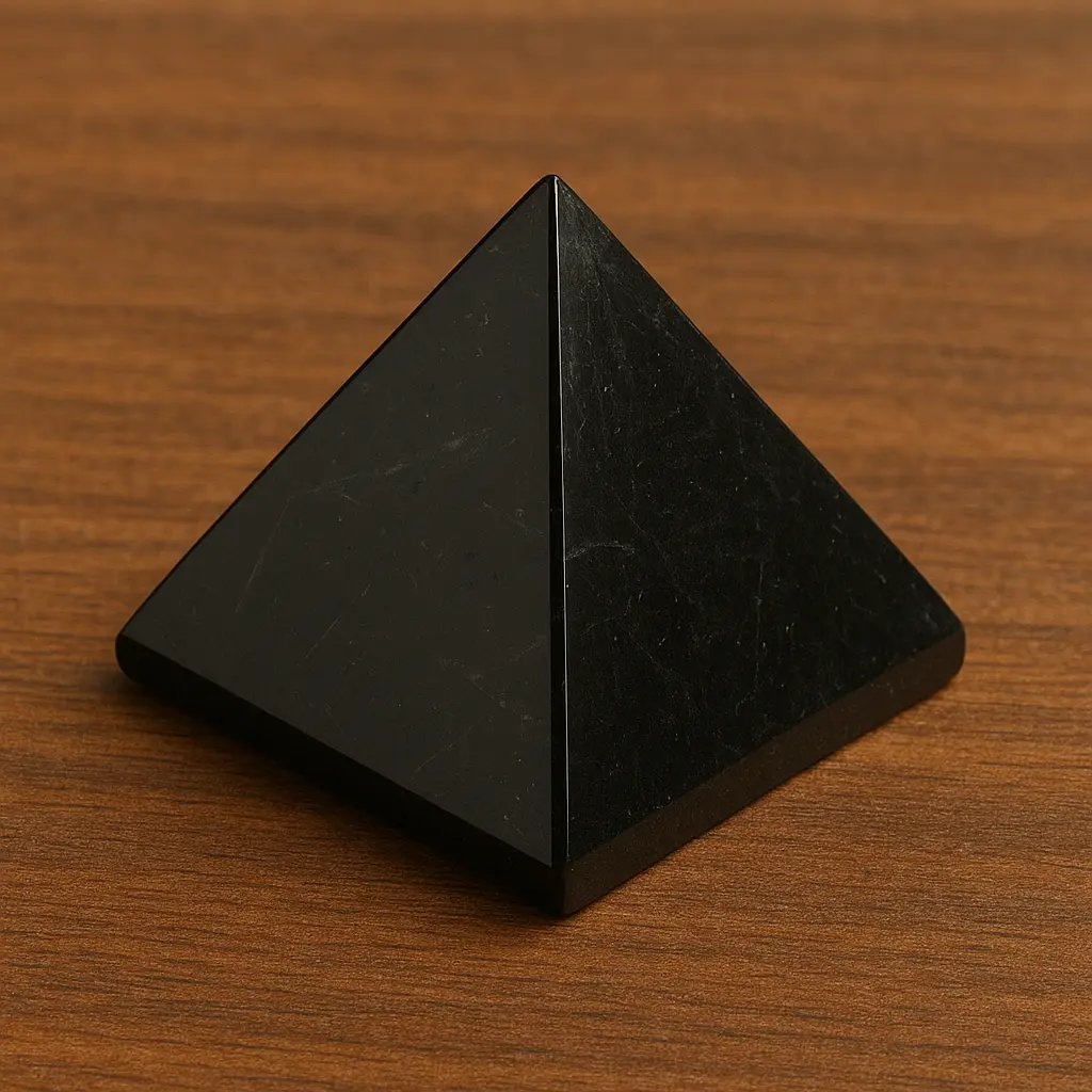 Black Tourmaline Crystal Pyramid