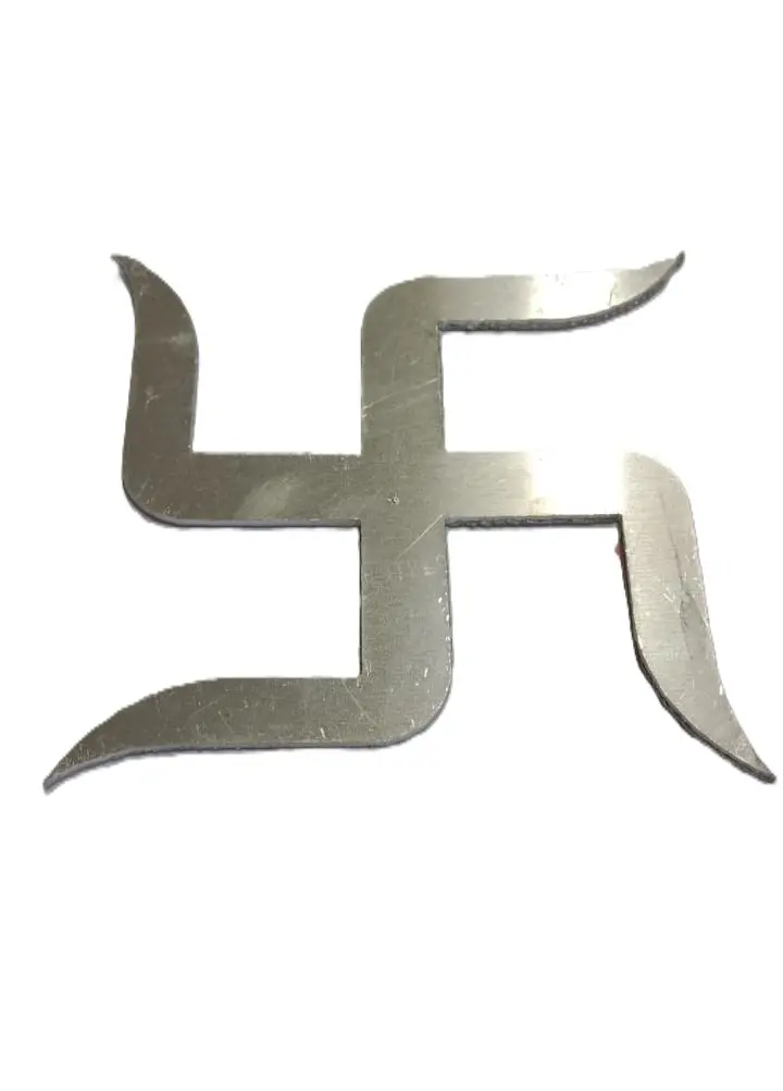 Energized Aluminium Swastik 3"