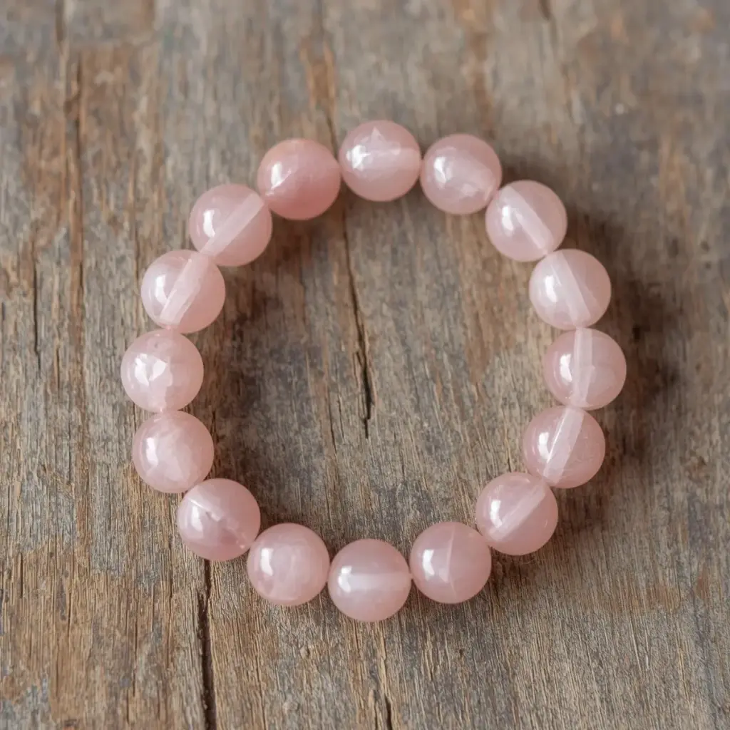 Rose Quartz Bracelet 8mm AAA+