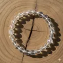 Clear Quartz (Diamond Cut) Bracelet 8mm AAA+