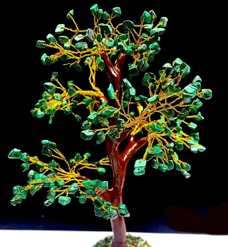 Malachite Gemstone Tree
