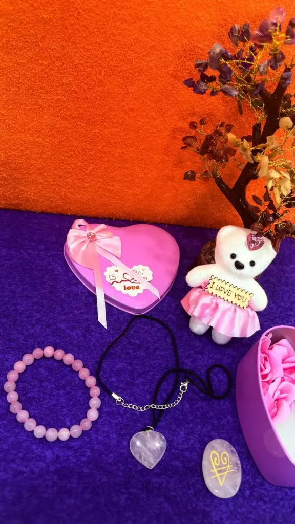 Rose quartz kit for valentine