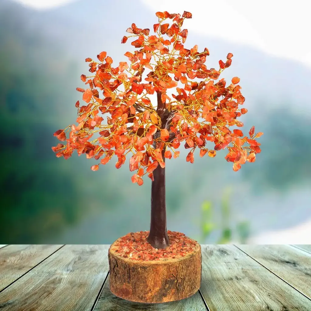 Carnelian Gemstone Tree