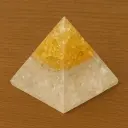 Orgonic Clear Quartz Pyramid - Healing Crystal, Meditation & Chakra Balancing, Spiritual Growth