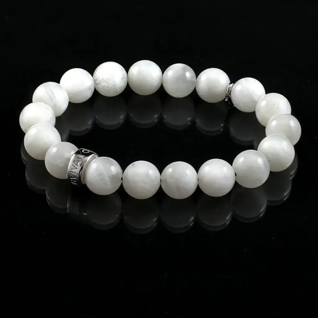 Moon stone Bracelet 8mm AAA+