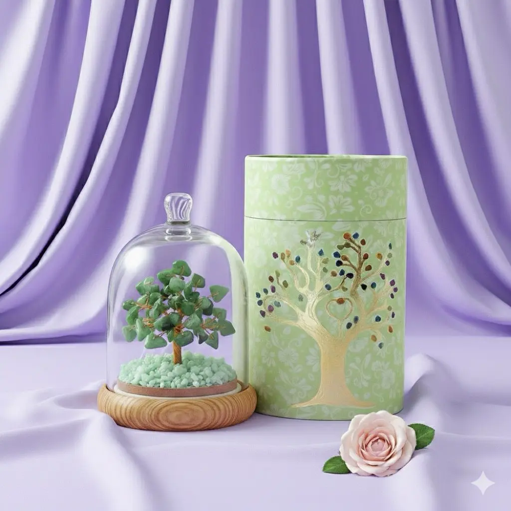 Green aventurine -A Wish Tree – A Universe of Crystals in One 