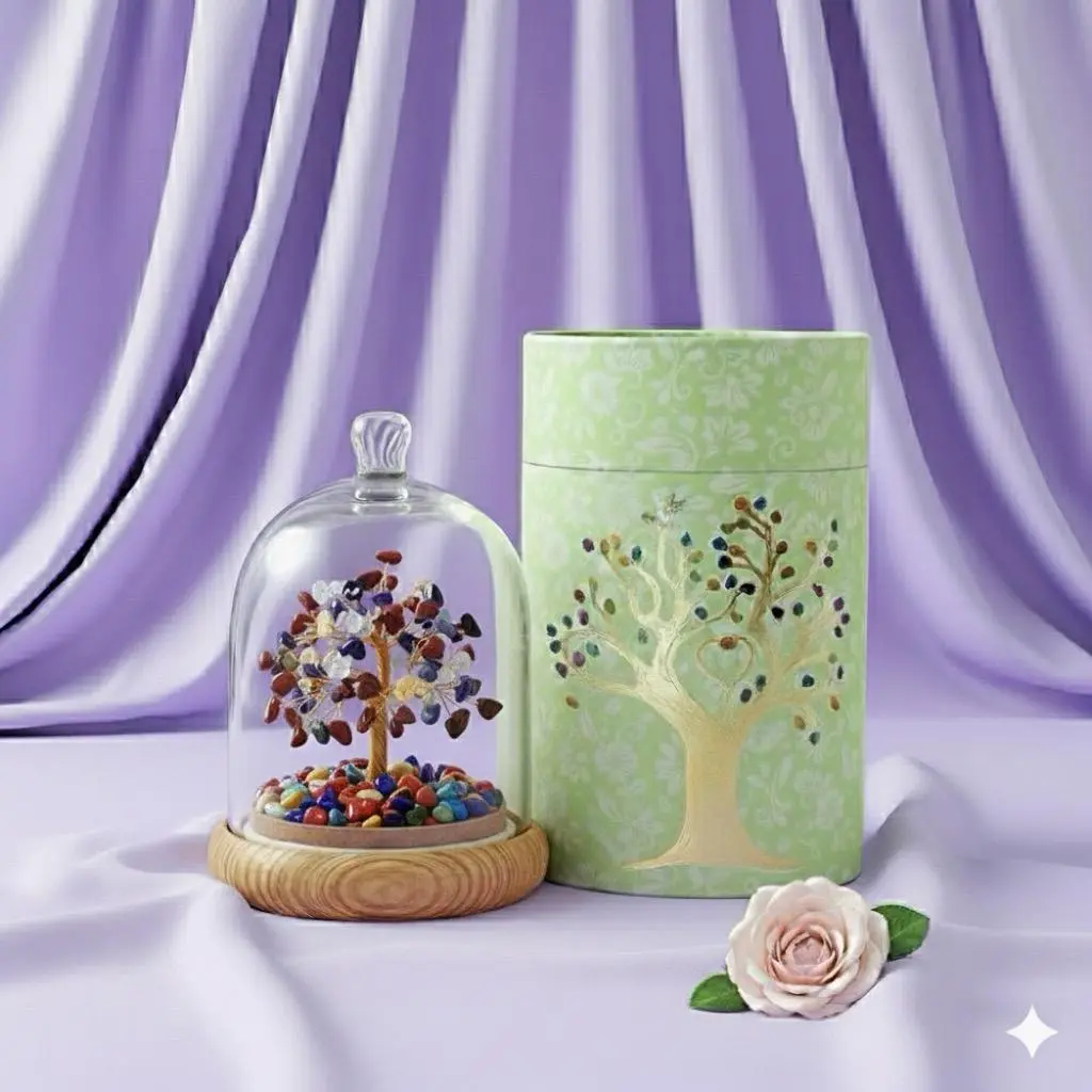 Seven chakra A Wish Tree – A Universe of Crystals in One 