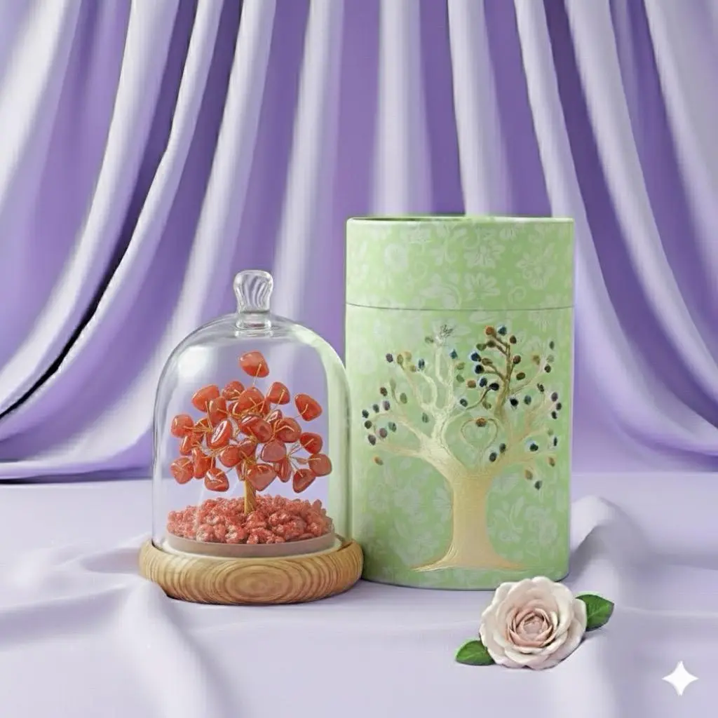 Red carnelian-A Wish Tree – A Universe of Crystals in One 