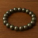 Silver Pyrite Bracelet 8mm AAA+