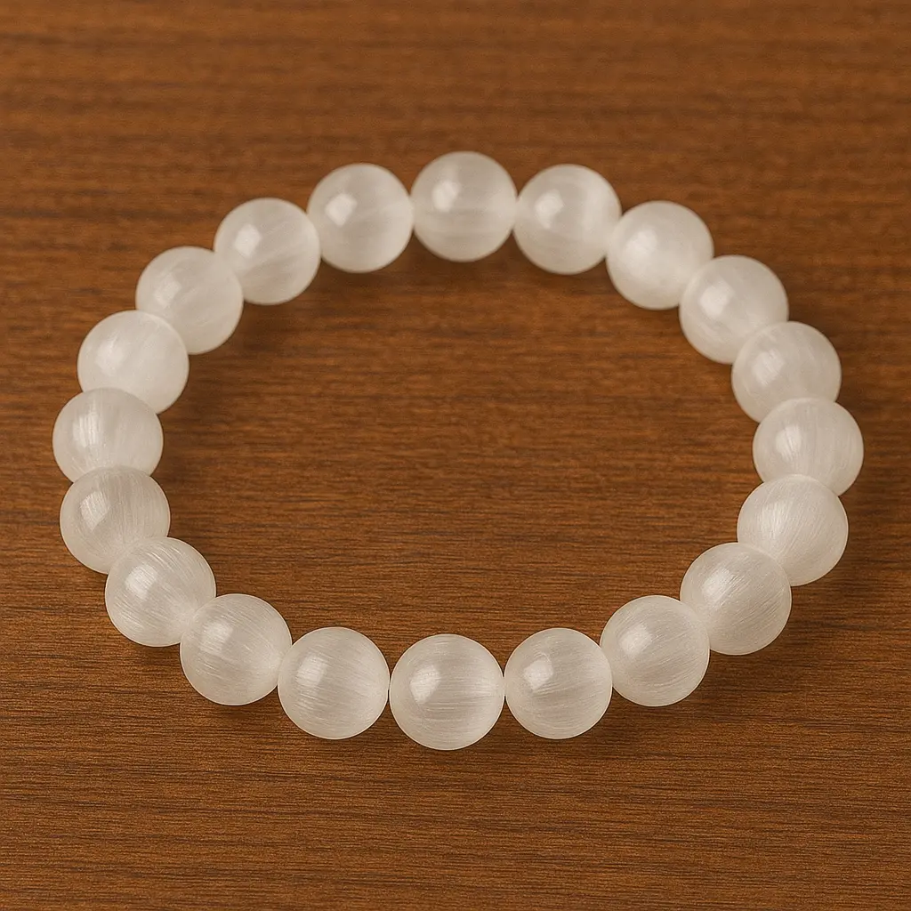 Selenite Bracelet 8mm AAA+