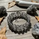 Black Rutile Quartz Bracelet 8mm AAA+