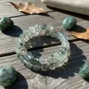 Moss Agate Bracelet 8mm AAA+