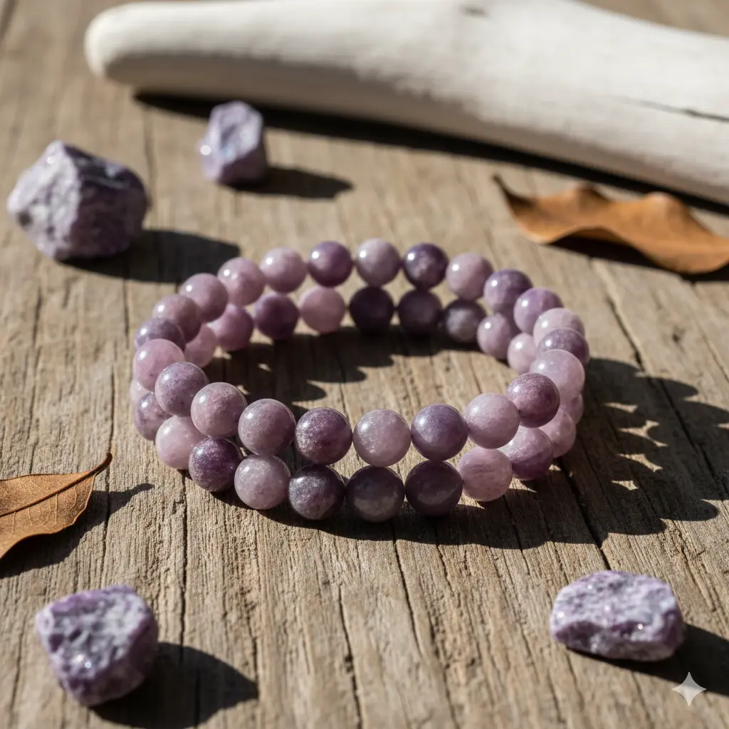 Lepidolite Bracelet 8mm AAA+