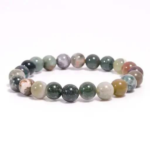 Indian Agate Bracelet 8mm AAA+