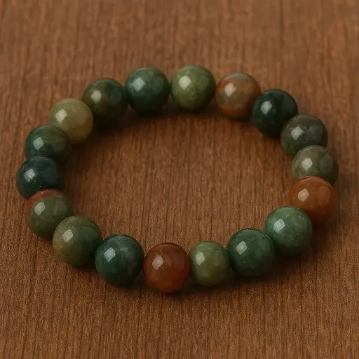 Indian Agate Bracelet 8mm AAA+