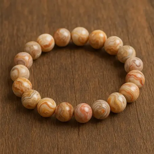 Crazy Lace Agate Bracelet 8mm AAA+