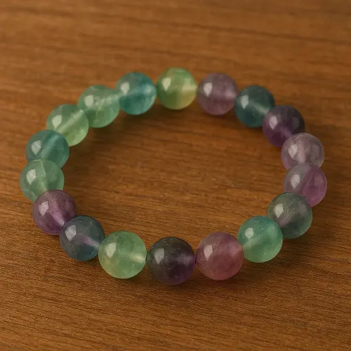 Rainbow fluorite Bracelet 8mm AAA+