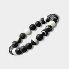 Black Zebra Bracelet 8mm AAA+