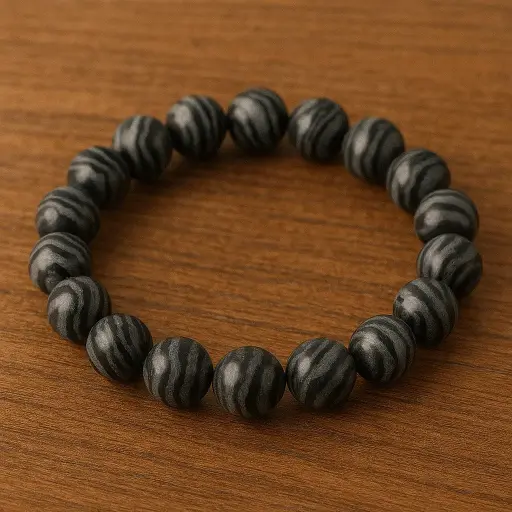 Black Zebra Bracelet 8mm AAA+