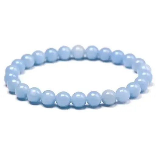Angelite Crystal Bracelet 8mm AAA+