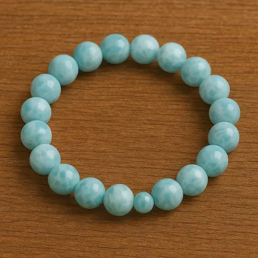 Larimar Bracelet 8mm AAA+