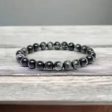 Gray Cat Eye Bracelet 8mm AAA+