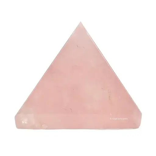 Rose Quartz Crystal Pyramid