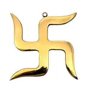 Energized Brass Swastik 3" 