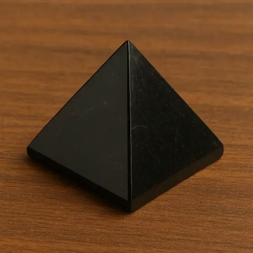 Black Tourmaline Crystal Pyramid