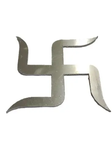 Energized Aluminium Swastik 3"