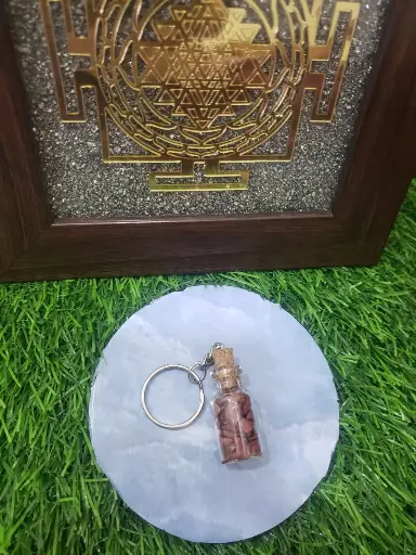 Red Jasper Crystal keychain