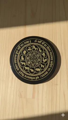  Yantra Black Tourmaline Charging Plate
