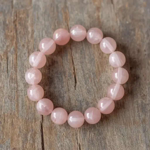 Rose Quartz Bracelet 8mm AAA+
