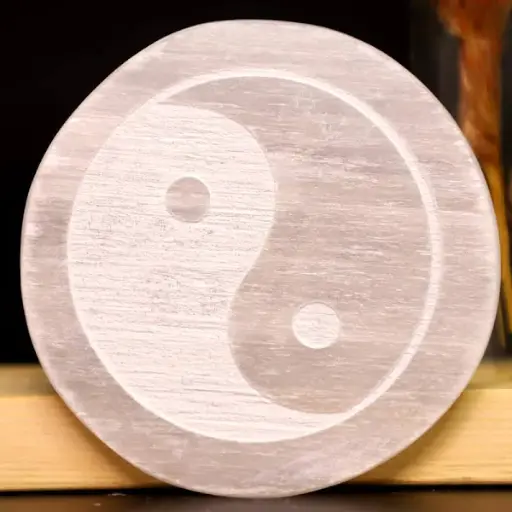 Infinity Symbol Selenite Charging Plate