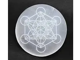 Astro Symbol Selenite Charging Plate