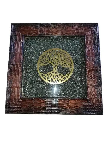 Kalpvriksha Pyrite Dust Wooden Frame