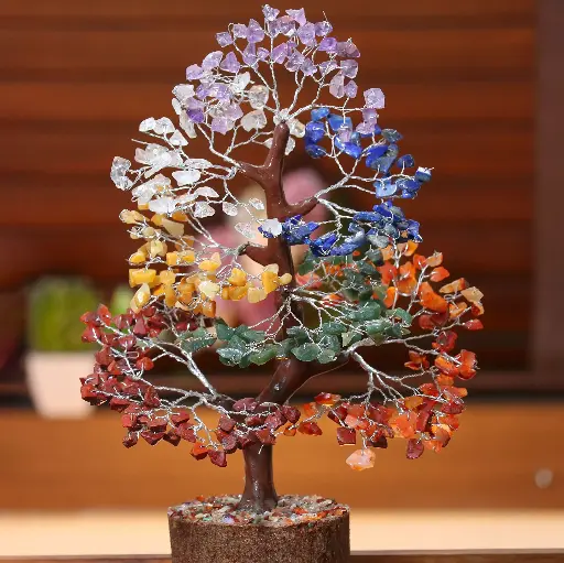 Seven Chakra Gemstone Tree