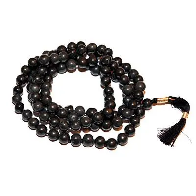 Black Agate - Hakik Japmala for Shani Dosh 