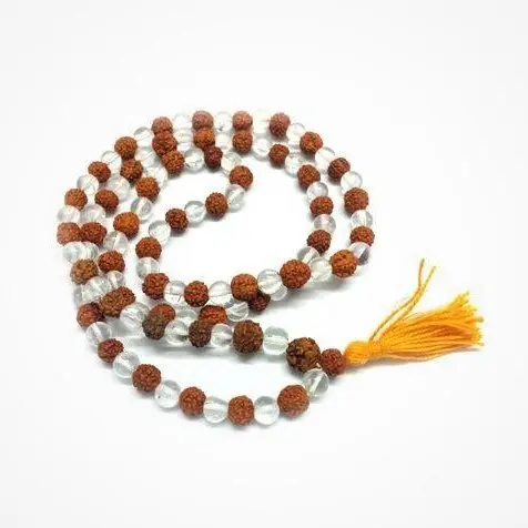 Rudraksha Sphatik Japmala 